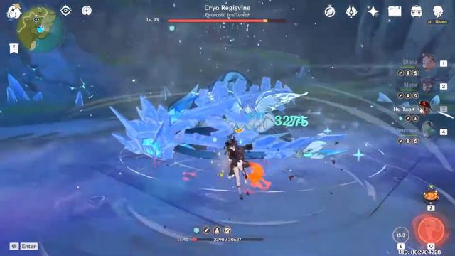 Hu Tao HIT 376K With Prototype Starglitter lv80 - Genshin Impact смотреть онлайн