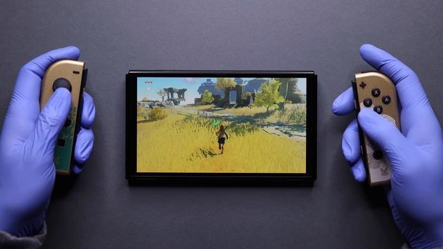 Nintendo Switch OLED Legend of Zelda Tears of the Kingdom Special Edition Unboxing - ASMR смотреть онлайн