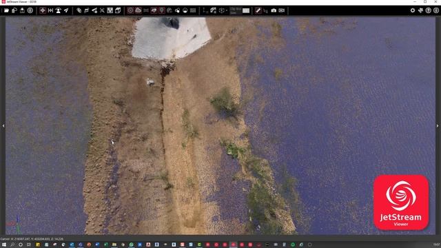Leica GS18 I point-cloud data in Leica JetStream Viewer смотреть онлайн