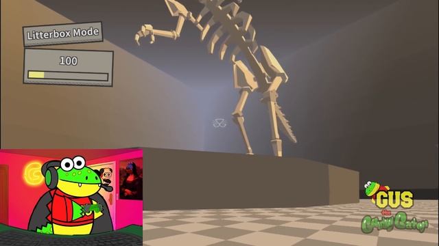 Let's Play CATlateral Damage Cat Simulator Steam Game with Gus the Gummy Gator смотреть онлайн