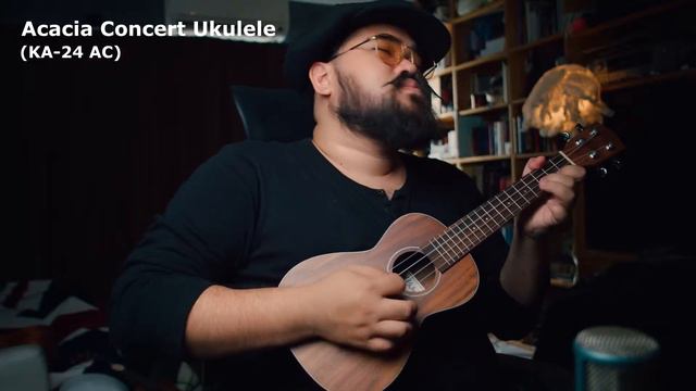 Kahua Acacia Concert Ukulele KA-24 AC - Demo by JINN смотреть онлайн