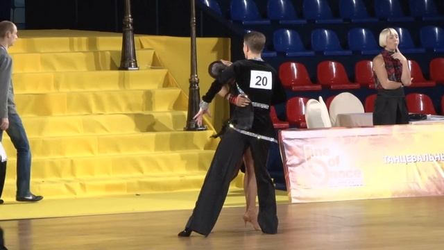 Vladislav Tkachenko - Aleksandra Tarasenko, 1/2 Samba смотреть онлайн
