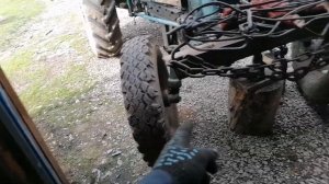 Юмз-6 опять ремонт ?рулевого управления! Выправляю погнутую сошку?, регулирую схождение колёс! ?