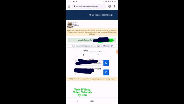 TSC EMAIL ACTIVATION ONLINE TSC EMAIL ACTIVATION FULL GUIDE USING PHONE FOR TSC TEACHERS AND INTERN смотреть онлайн