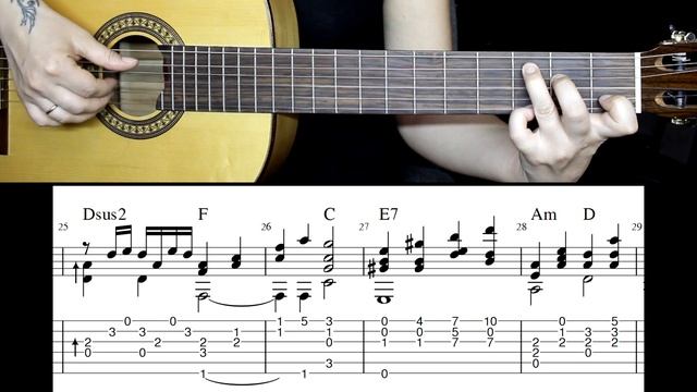 The Ecstasy of Gold - Эннио Морриконе | На гитаре | Ноты Табы | Подробный разбор смотреть онлайн