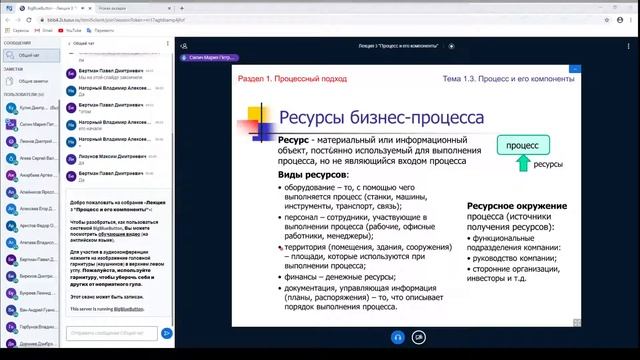 Процесс и его компоненты. лекция 3. Тусур 3 курс. смотреть онлайн