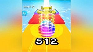 Ball Run 2048 — 512 Ball on 2048 Tile!