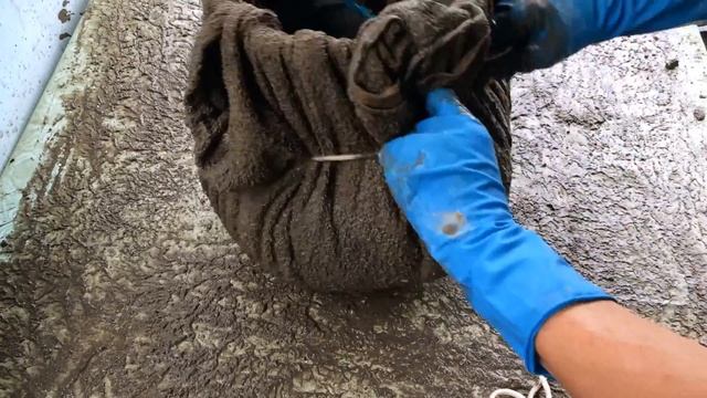 Кашпо из бетона. DIY. Cache pot of concrete . смотреть онлайн