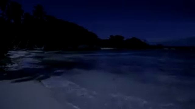 Шум прибоя. Океан. Ночной пляж. Релакс смотреть онлайн