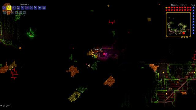 Terraria v1.3 Выжить в затмение. Собираем Меч. Перекопка Джунглей e25 смотреть онлайн