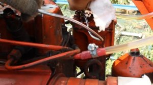 Трактор т 25 обратка с фильтра на форсунки (2021)