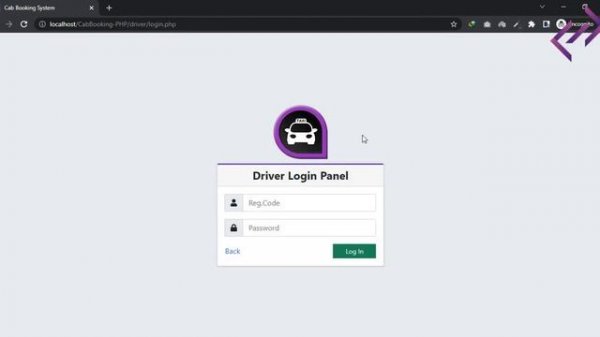 Cab Booking System in PHP MySQL with Source Code - CodeAstro