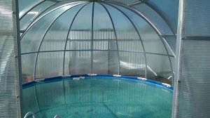 Купол в виде эскимосского иглу, над бассейном "INTEX" своими руками.