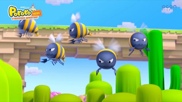 [Pororo Cyberspace Adventure] 10min Replay | movie clip | episode | Spider devil | Golden Wings смотреть онлайн