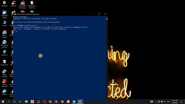 How to use python as calculator | Python learning | Windows Powershell (admin) | Python tutorials смотреть онлайн