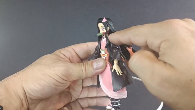 Nezuko Kamado deluxe Figma - bootleg , réplica,pirata Review em português - PT_BRASIL