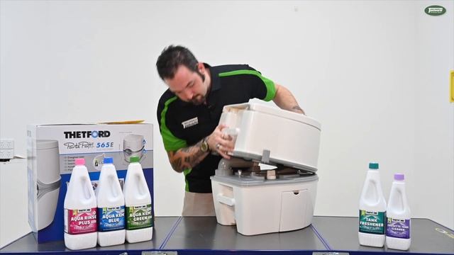 Thetford 565E Porta Potti with Electric Flush Toilet - Walk Around & Review. смотреть онлайн