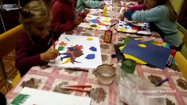 Петушок?Аппликация в детской изостудии смотреть онлайн