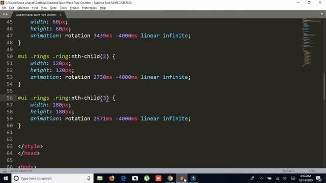 Css Spiral Wave Animation | css animation By CodeSide смотреть онлайн