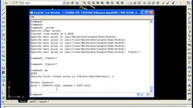 TOPOGRAFIA Calculando Área no AutoCAD 2008 смотреть онлайн