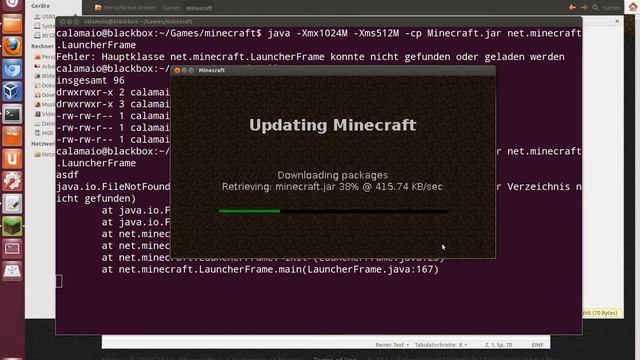 Cal#002 Minecraft installieren Ubuntu 12.04. Howto [German/Deutsch] смотреть онлайн