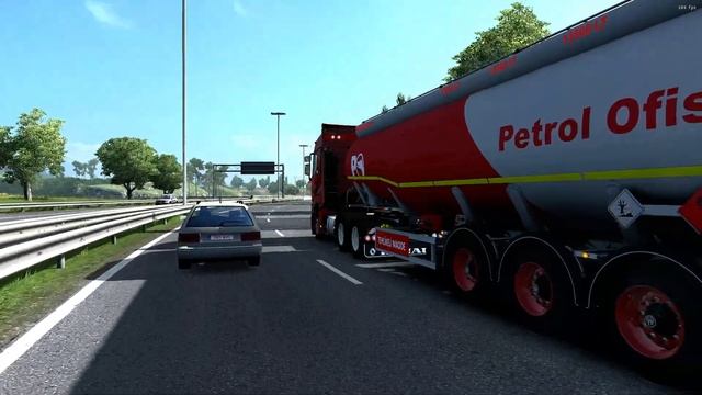 [ETS2 1.36 Beta] Euro Truck Simulator 2 - NaturaLux Graphic - Renault Range T - Kassbohrer trailer смотреть онлайн