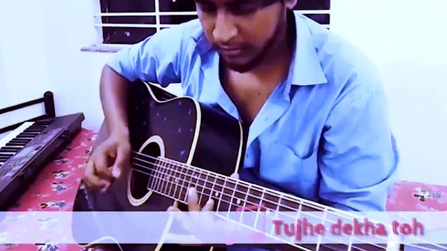 Tujhe Dekha toh yeh jaana sanam Guitar Tabs Cover | Sadda Guitarist смотреть онлайн