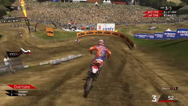 MXGP2 - Gameplay PS4 Motocross Of Nations смотреть онлайн