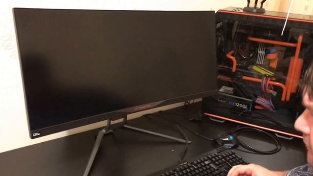 Распаковка и мой первый обзор Predator X34 Gaming monitor смотреть онлайн
