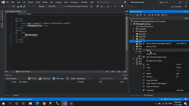 How to Install Latest Bootstrap v4.5.3 In Visual Studio 2019 | #Mvc | #Asp.net смотреть онлайн
