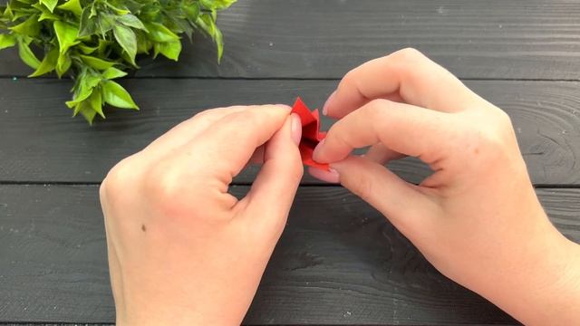 Origami Paper Strawberry Craft Оригами Клубника из бумаги смотреть онлайн