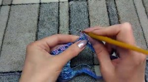 Пончо крючком.МК.