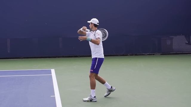 Novak Djokovic Forehand and Backhand In Super Slow Motion - 2013 Cincinnati Open смотреть онлайн