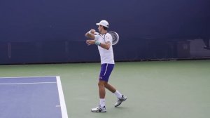 Novak Djokovic Forehand and Backhand In Super Slow Motion - 2013 Cincinnati Open