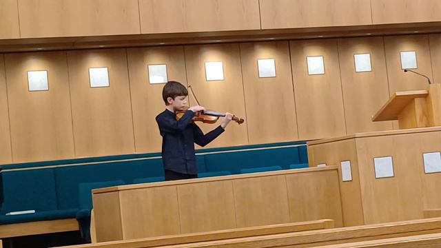 Violin solo concert London. J.S.Bach, Partita II, Misha Andreev. Encore Paganini Caprice 21 смотреть онлайн