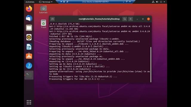 How to install midnight commander on Linux Ubuntu смотреть онлайн