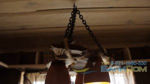 Люстра из дерева состаренная вариант "Бермуды" своими руками