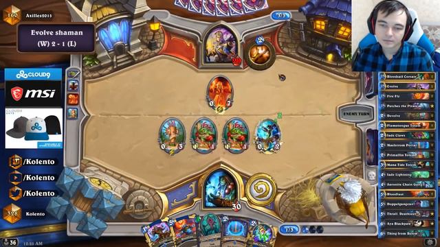 Hearthstone: never trade never punished (evolve shaman) смотреть онлайн