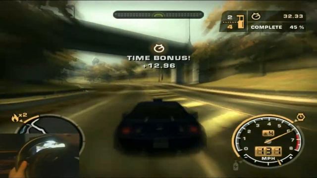 Need For Speed Most Wanted 2005 with steering wheel смотреть онлайн