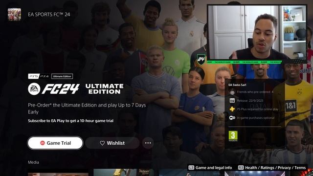 HOW TO DOWNLOAD EAFC 24 PS4 VERSION ON YOUR PS5 смотреть онлайн