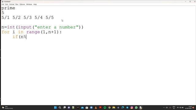 What is Prime Number || how to find the prime number in python program || Prime number in python смотреть онлайн