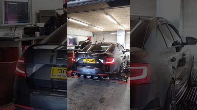 Skoda Octavia mk3 vRS dyno run. смотреть онлайн