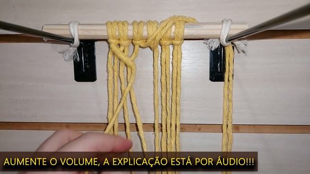 Aprenda o básico do macrame - Aula de macramê básico - Tutorial de tramas de macramê para iniciante смотреть онлайн