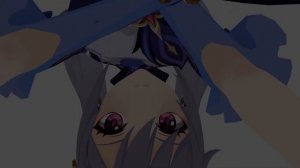 keqing and mona facesitting pov #genshinimpact