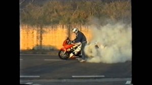 burnout moto 2003 honda cbr 600 f '96