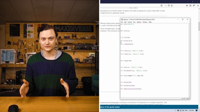 Python Workshop - Variables & Types смотреть онлайн