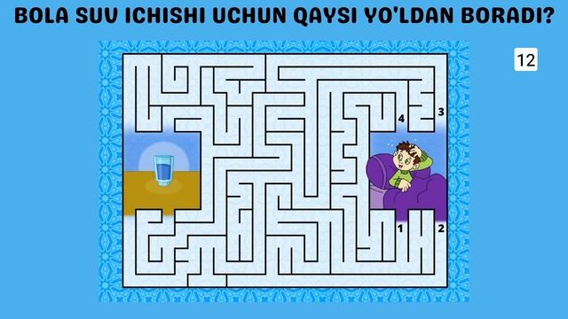Qiziqarli Labirint Savollar Javoblari Bilan / Topishmoqlar / Mantiqiy Savollar Va Boshqotirmalar