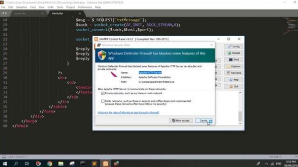 Socket Programming using PHP