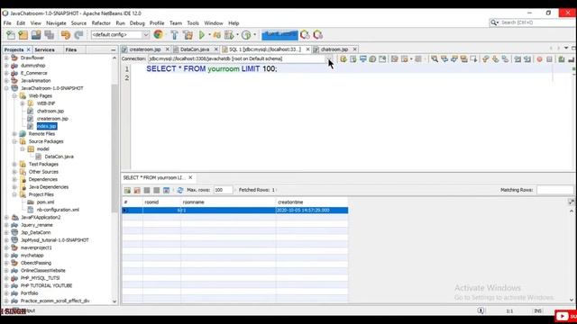 Lec 5 : Real time chat app in JSP,Java Script,Mysql смотреть онлайн