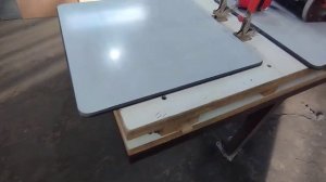 Обработка компакт плиты!!!(HPL) формирования скоса 45° по низу торца